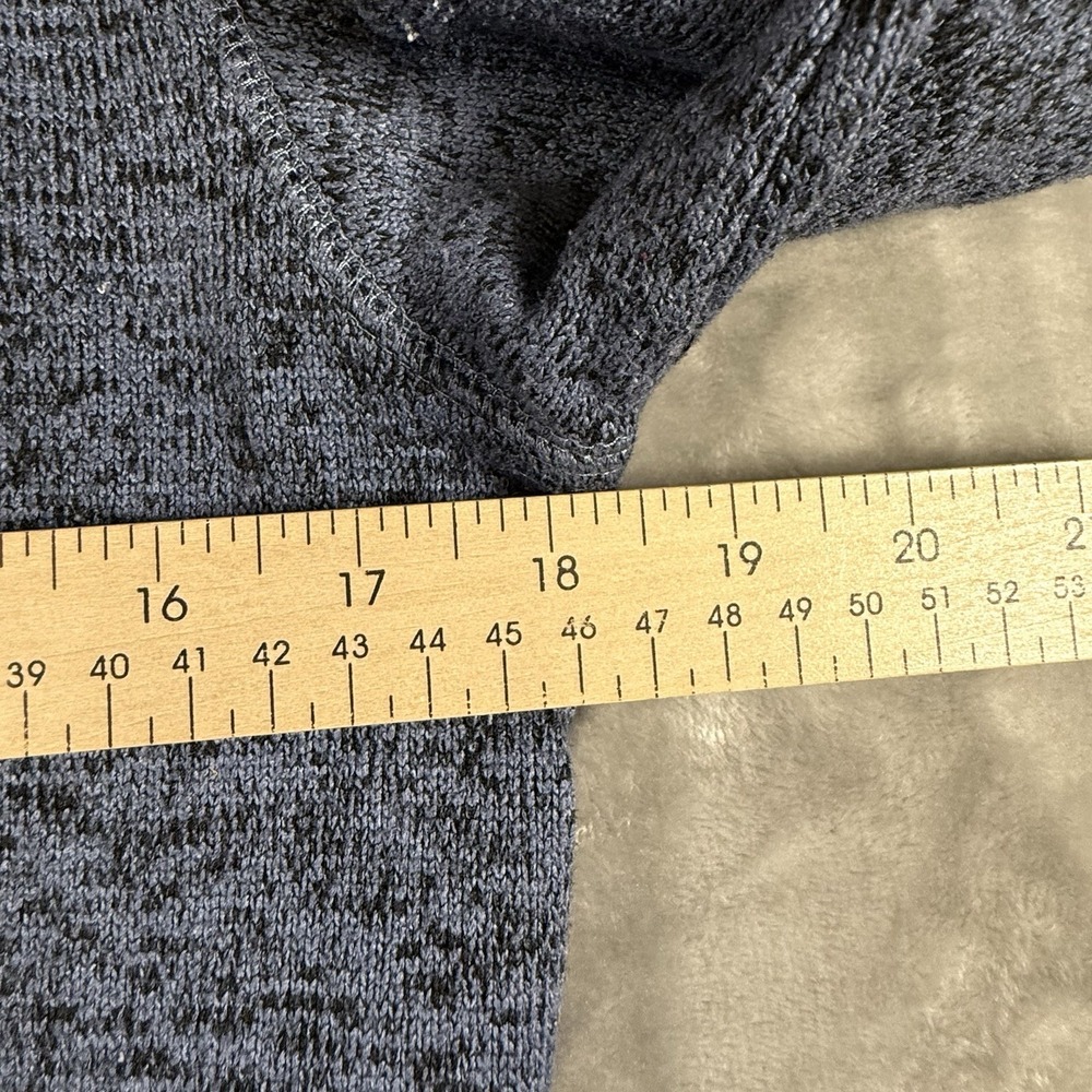 Boys CROWN & IVY 1/4 ZIPPERED Blue Heather Pullover Shirt Size Youth Large - Picture 5 of 6